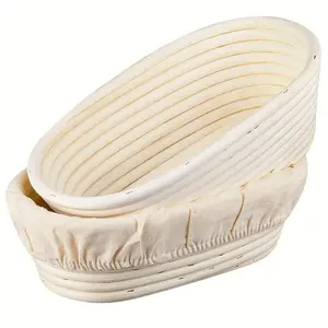 Round Rattan Bread Fermentation Basket, Bread Rising Tool, Baking Tool, Dough Fermentation Basket, Kitchen Baking Supplies