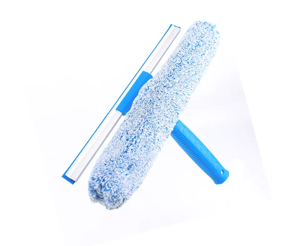 14 In 2-in Window Cleaner Squeegee & Scrubber Combo
