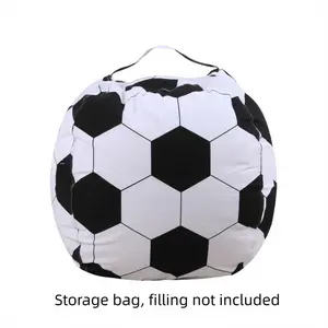 2026 World Cup Football Kids Bean Bag Storage Cover, Toy & Clothes Organizer, Multi-Functional Seat Stool, No Filler Included