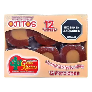 OJITOS DE DULCE DE GUAYABA Y DULCE DE LECHE X 12 UNDS