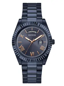GUESS Male Navy Analog Watch