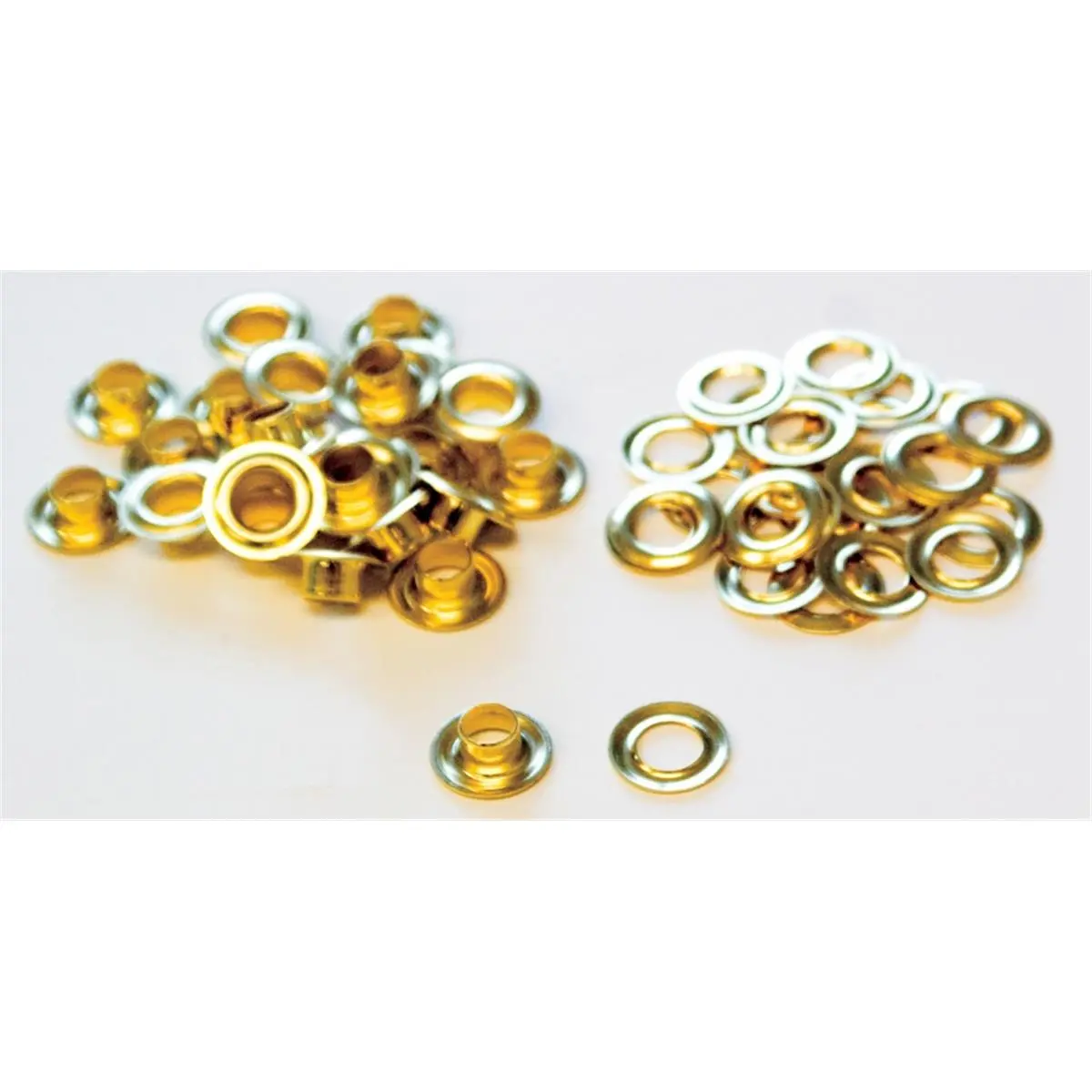 212 MAIN NO.0 Brass Grommet Refill Kit - .25" ID, 1073a-0 (1941-1701), 24 per Card, 6.7x0.5x2.8 in Replacement for Sports & Outdoor Cycling Equipment