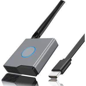 Wireless HDMI Display Dongle Adapter, Portable Transmitter, Streaming Media Video/Audio/File HDMI Wireless Extender for Smartphone,Laptop to HDTV/Monitor/Projector, Support Airplay DLNA Miracast