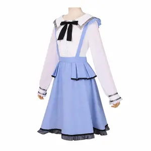 Women's Akiyama Mizuki Cosplay Costume Set - Project Sekai Halloween Outfit with Polyester Fabric Top, Wig, Stylish Design