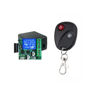 Dc 12V Relay Receiver Wireless Remote Control Switch Compact Module, RF Technology Transmitter 433mhz Pointing, Self-Locking Remote Controller