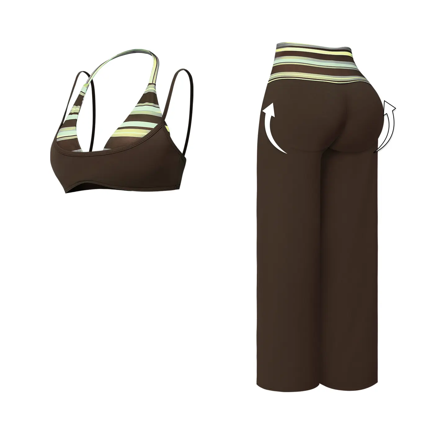 Brown stripes