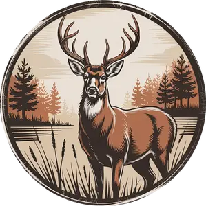 DTF Transfer – GF Deer Scene Multi Sizes