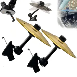 2PCS Car Cymbal Air Vent Mini Drum Crash Cymbal for Car Dashboard, Compact & Durable Musical Car Accessory for Drivers, Fits All Vehicles
