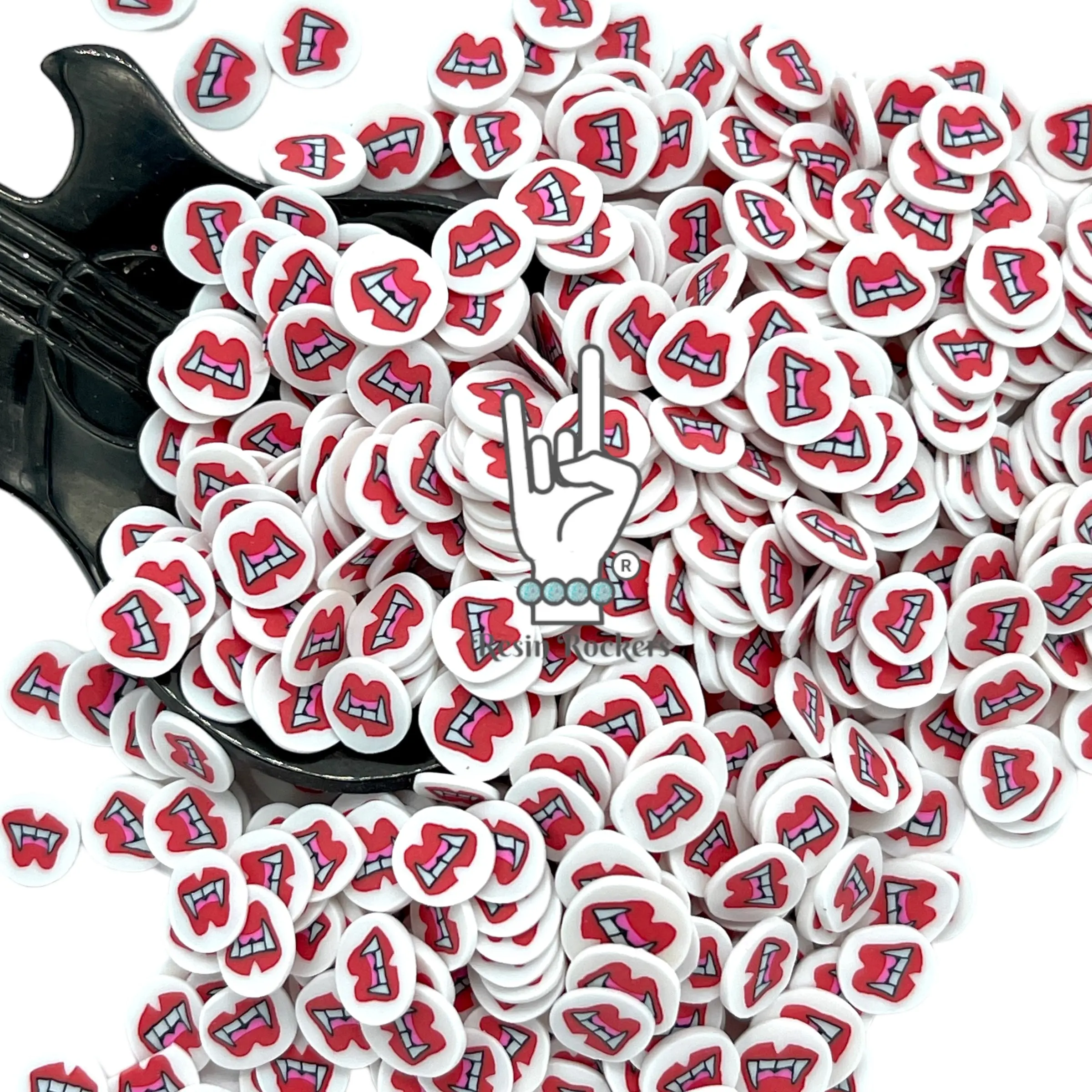 Vampire Teeth Polymer Clay Pieces