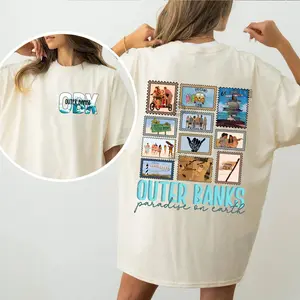 [2 SIDED] 0uter Banks Stamps Sweatshirt Hoodie, OBX P4L Vintage Shirt, Pogues Shirt