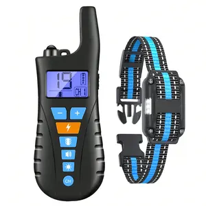 Dog Training Collar Dog Barking Collar Remote Control Electric Shock Cat Collar 3300FT Waterproof Rating IP67 3 Training Modes (Beep, Shock, Shock Mode) Can Effectively Correct Bad Behavior