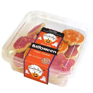 Halloween Pumpkin & Ghost Mini Shaped Sugar Cookies