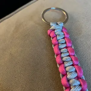 Paracord braided keychain