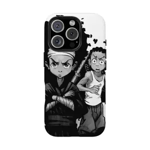 The Boondocks-Centric Phone Cases, Highlighting Granddad’s Shenanigans, Crafted for iPhone Models 16,15,14,13,12,11,XR, Plus, Pro, Max, And Mini – A Wonderful Gift for Occasions Like Labor Day, Memorial Day, Halloween.