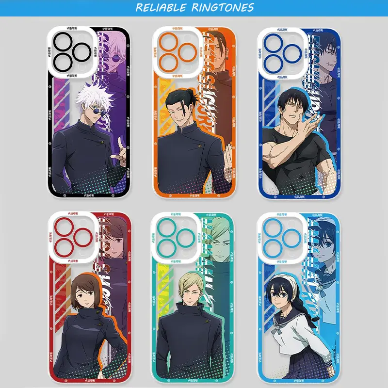 Anime JJK Satoru Gojo Phone Case For iPhone 17 16 15 14 13 12 11 - Personalized Aesthetic Design Shockproof Phone Case: Your Perfect Blend of Style and Safety!