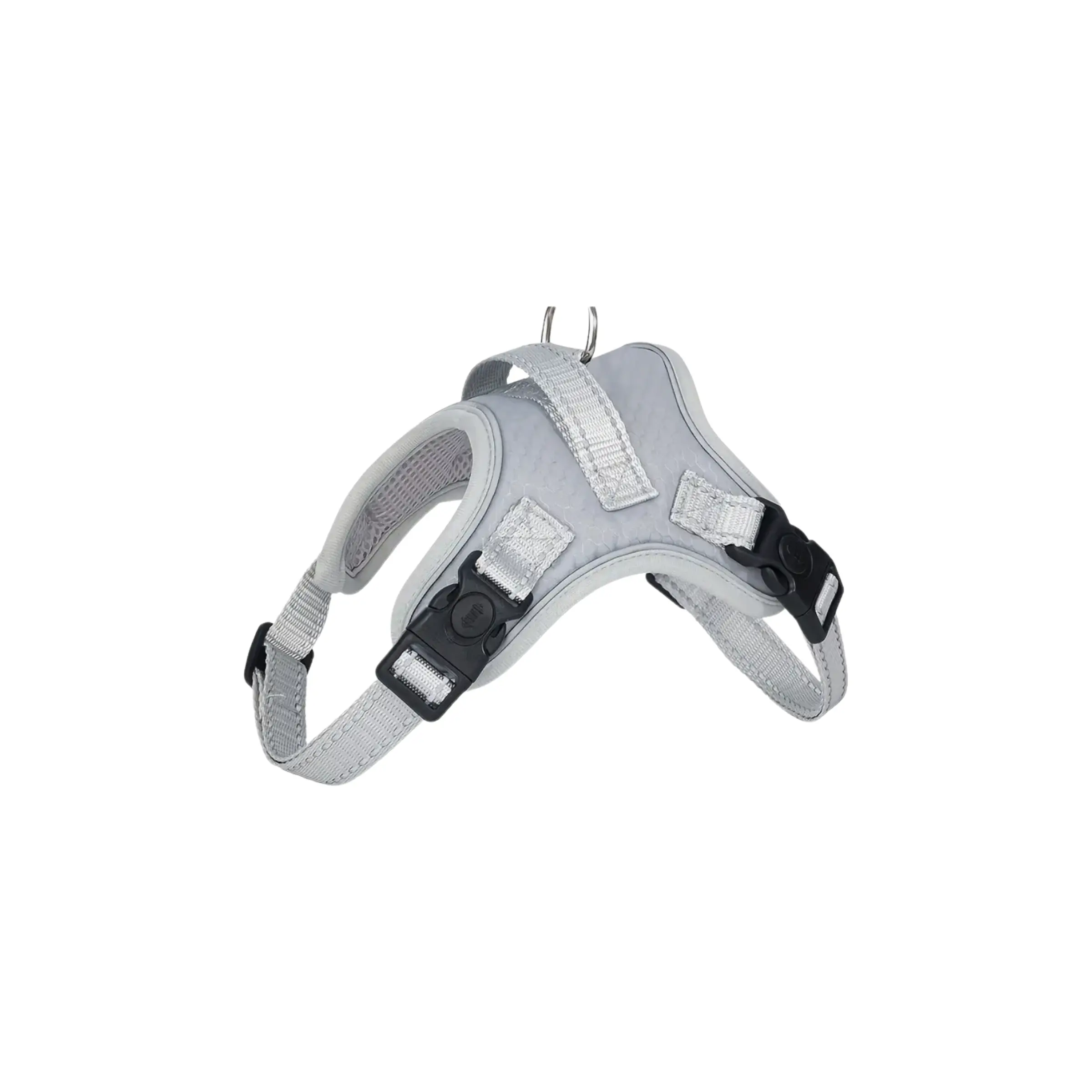 No-Choke Adjustable Dog Harness | White | Comfortable & Secure | Easy On/Off | Small Dogs