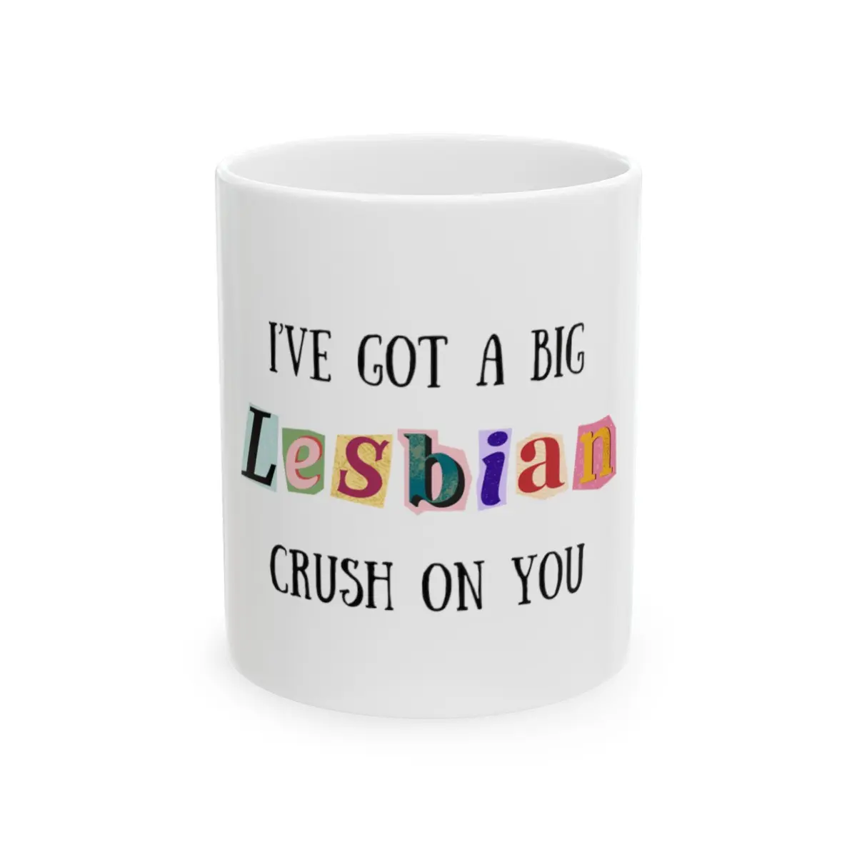 LESBIAN COFFEE MUG | Sapphic Coffee Mug | Lesbian Crush | Gifts for Her |