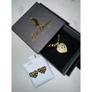 Gold Nugget Heart Set Gold Nugget Heart Set