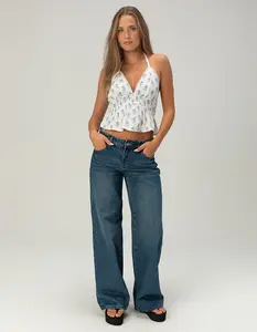 RSQ Original Womens Low Rise Baggy Jeans