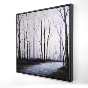 212 MAIN Desert Forest Framed Artwork - 24x24 in, Minimalist Nature Tree Desert Scene Landscape, Easy-Hanging Artistic Wall Decoration, Modern Home Decor for Bedrooms, Posters & Prints Home Supplies