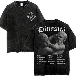 Dinastia Washed Shirt, Latin Music Washed Shirt, Music Lover Shirt, 100% Cotton Unisex Shirt For Man And Woman