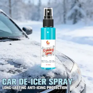 Multi-Use Automotive De-Icer, Defrost Windows & Unlock Frozen Car Locks, Windshield Spray, Non-Scratch Car De-Icer Spray, Car Accessories