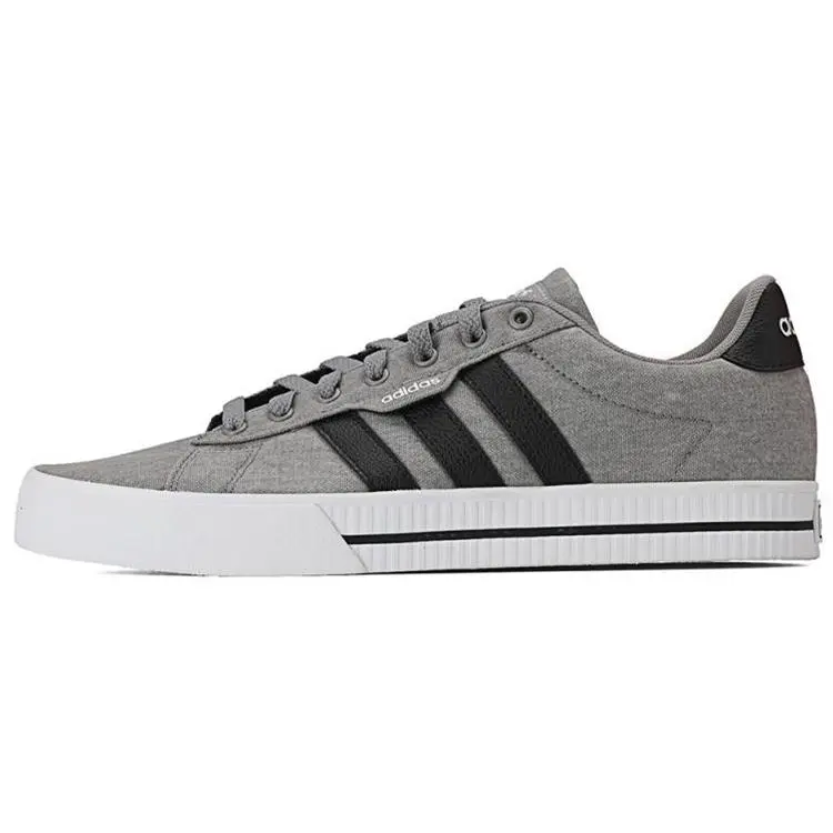 Adidas Daily 3.0 Dove Grey' Comfort Low Top Skate Shoes Men's Black White FW3270