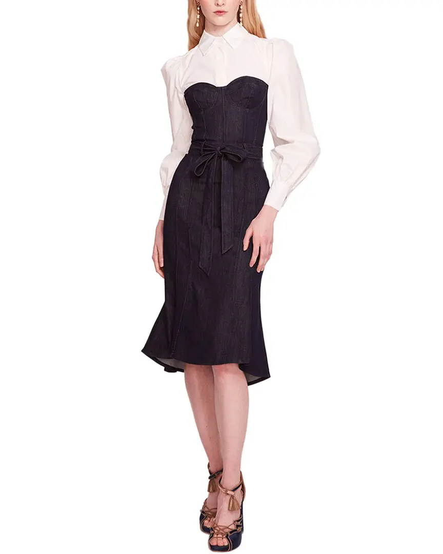 Marchesa Notte Midi Dress