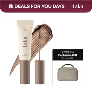 [Laka] Pixi Eyebrow Mascara — Eyebrow Gel to Fix and Shape Brows, Clump-Free, Brow Fixer with Slim Precision Brush
