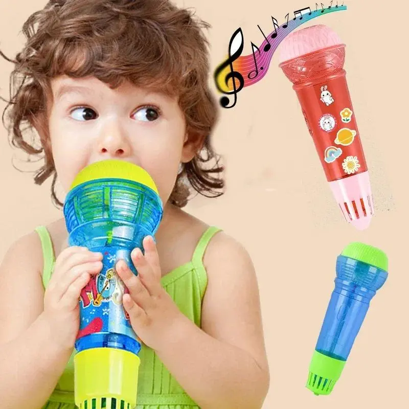 24cm Large Echo Microphone Physical Children's Echo Microphone Singing Toy Music Enlightenment Echo Production Practice