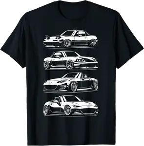 MX5 Gen JDM T-Shirt - Kesharleemas Shop 55B0D6N5BWX7