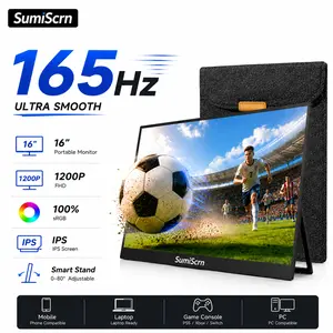 SumiScrn 165hz 16''Portable FHD IPS External Gaming Monitor lcd screen