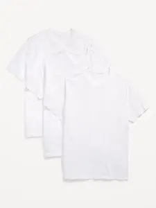 Old Navy Men's Solid Crew-Neck T-Shirt 3-Pack