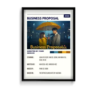 Business Proposal Retro Wall Art - POSTER NO FRAME