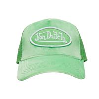 Lime Velvet Trucker