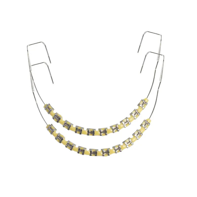 Fashion braces (yellow) (for decoration)