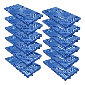 Garvee 12Pcs Heavy Duty Plastic Pallets, Lightweight Waterproof Floor Pallet for Basement Storage, Interlocking with Breathable Grids Storage Pad for Indoor and Outdoor