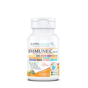 (90 Capsules), Quercetin 1,000mg, Vitamin C 1,000mg, Zinc 50mg, Vitamin D3 5,000iu, Selenium, Copper, Acerola, Ginger, Rutin, Bitter Orange, Rose Hips, Echinacea, Immune C Plus, 12 in 1 Immune C Plus Supplement Healthcare Natural
