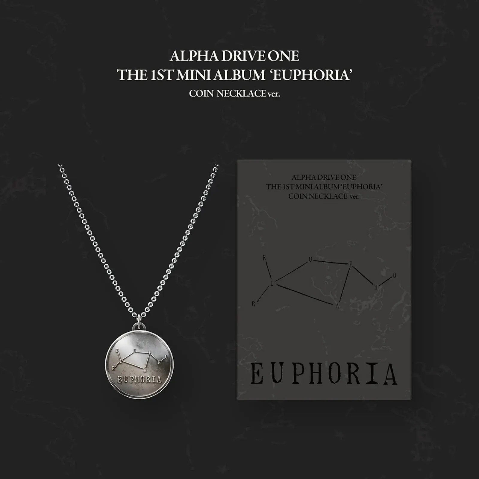 ALPHA DRIVE ONE (ALD1) – EUPHORIA (1st Mini Album) [Coin Necklace
