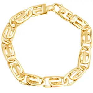 Men's Designer Mariner Link 14k Gold (36gram) or Platinum (58gram) 9mm Bracelet 8.5"
