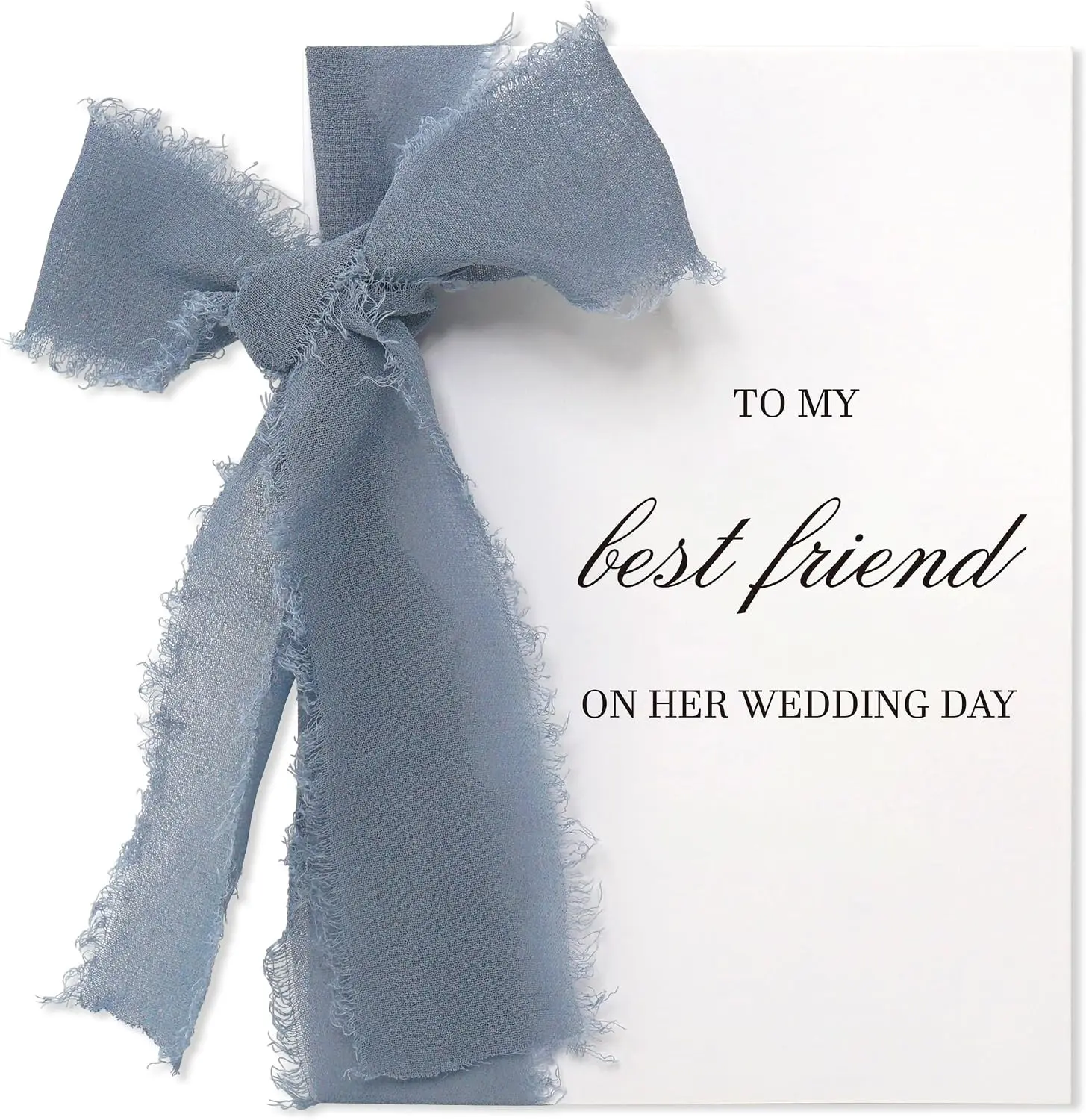 To My Best Friend on Her Wedding Day Card, Letters to the Bride, Wedding Day Card for Bride from Best Friend