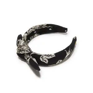 JET KIDS BOWTIE FLORAL JACQUARD HEADBAND