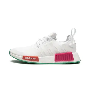NMD R1 Women's Casual Shoe - White Magenta Green Sneaker, Comfortable Trainer, Versatile Footwear (GZ4964)
