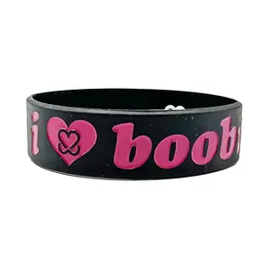 i love boobies! Classic Bracelet - Black Berry