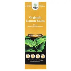 Nature's Craft Organic Lemon Balm, 30 ml