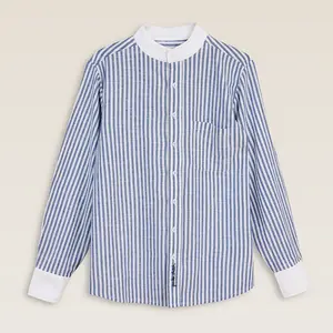 The Parker Thatch Button Down Shirt - Blue Stripe