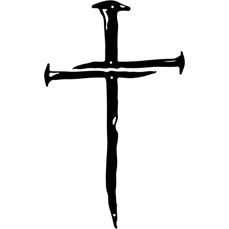 Wall Cross Jesus Crosses Wall Decor Religious Metal Wall Art Minimalist Decorations for Church Home Office Baptism Decor Gift for a Christian