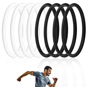 Silicone Patellar Tendon Support Knee Band for Basketball Running Tendon Brace Strap Non-Slip Patellar Belt in Black Gray White