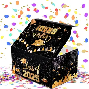 Upgraded Graduation  Box Explosion with Confetti, Cool Graduation Gifts for Graduates Her Him High School College