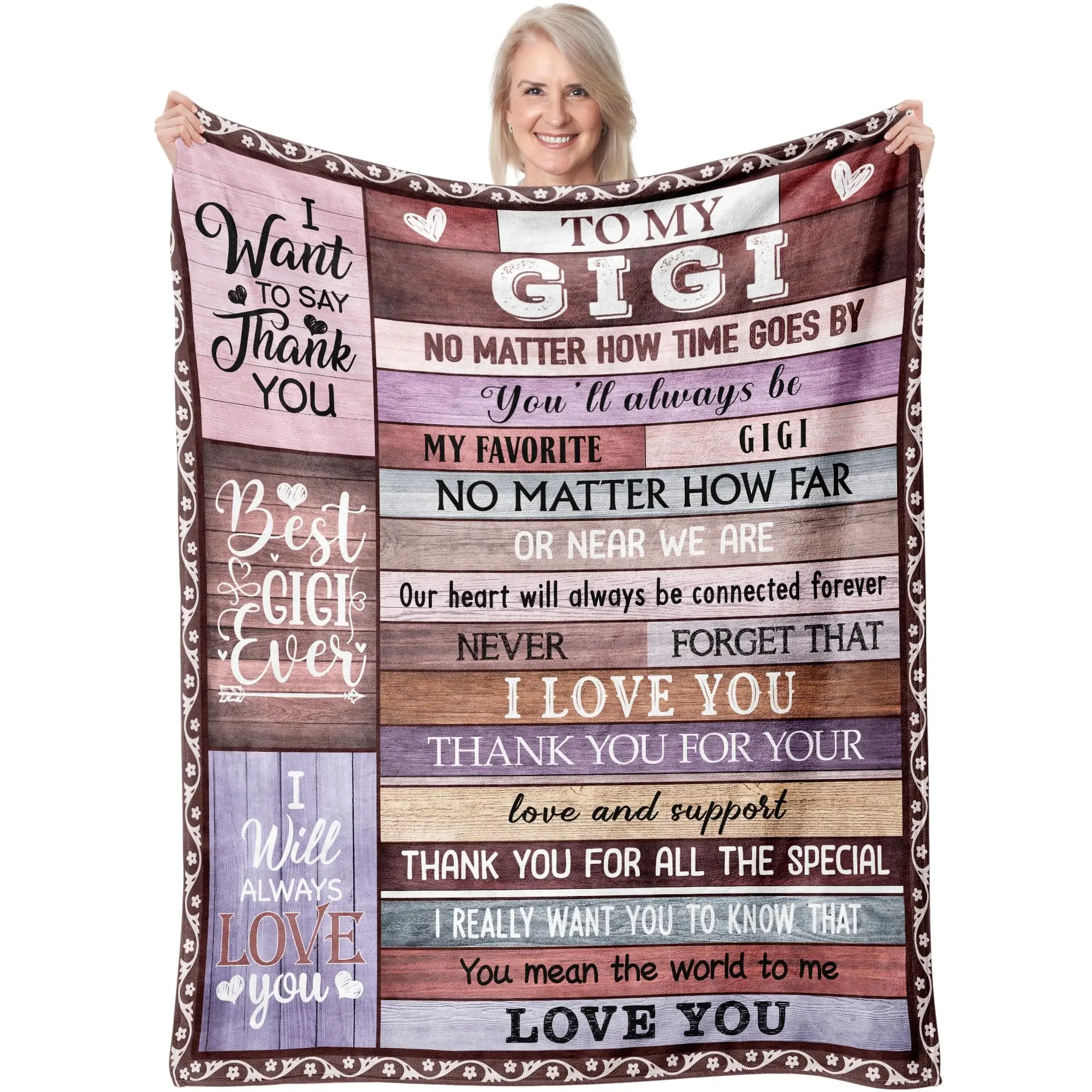 1PC Blanket for GIGI, gift blanket, throw blanket for your favorite Gigi, holiday gift blanket, multi-purpose blanket for all seasons
